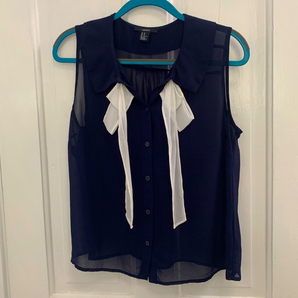 Forever 21 - Navy Tank - Medium